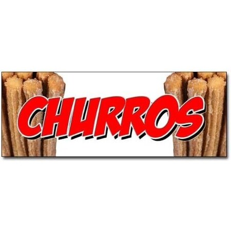 Signmission Safety Sign, 36 in Height, Vinyl, 14 in Length, Churros D-36 Churros